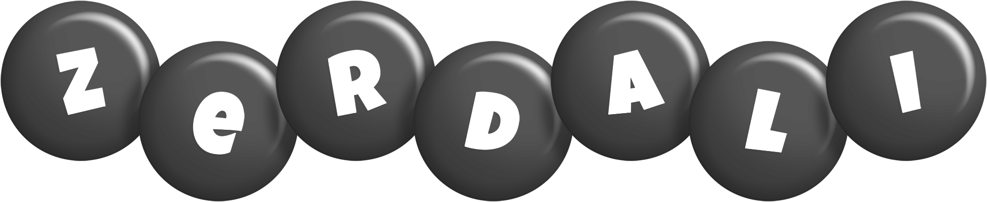 Zerdali candy-black logo