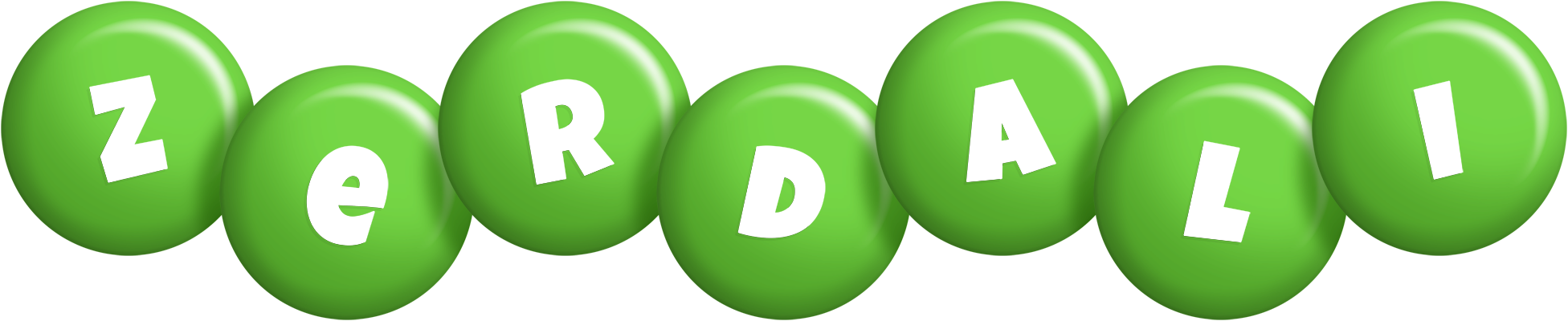 Zerdali candy-green logo