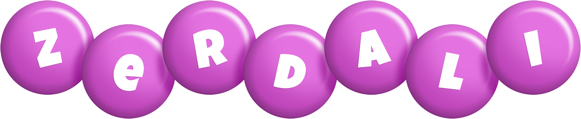 Zerdali candy-purple logo