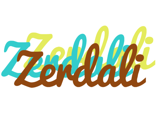 Zerdali cupcake logo