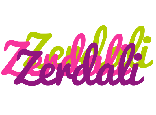 Zerdali flowers logo