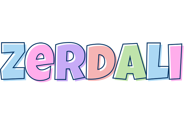 Zerdali pastel logo