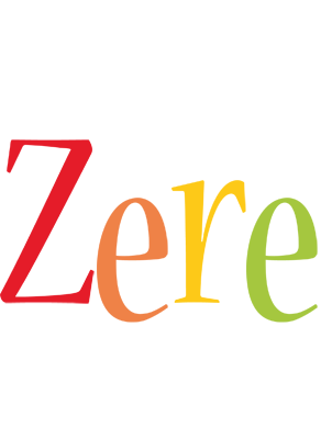 Zere birthday logo