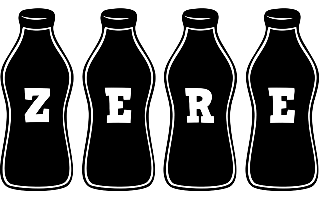 Zere bottle logo