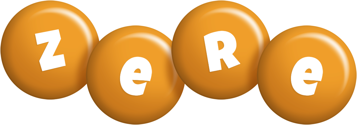 Zere candy-orange logo