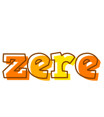 Zere desert logo