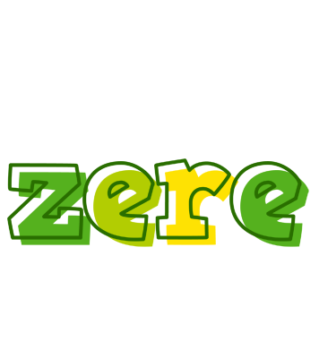 Zere juice logo