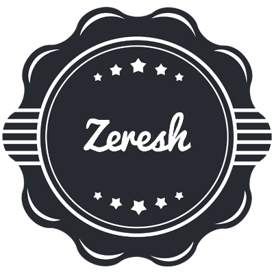 Zeresh badge logo