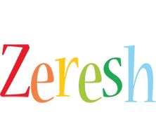 Zeresh birthday logo