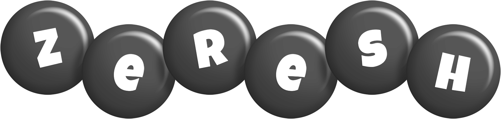 Zeresh candy-black logo
