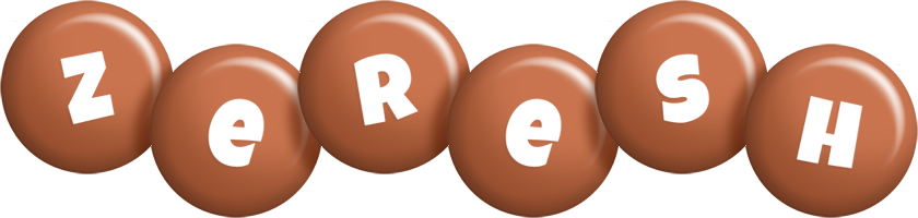 Zeresh candy-brown logo