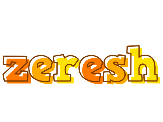 Zeresh desert logo