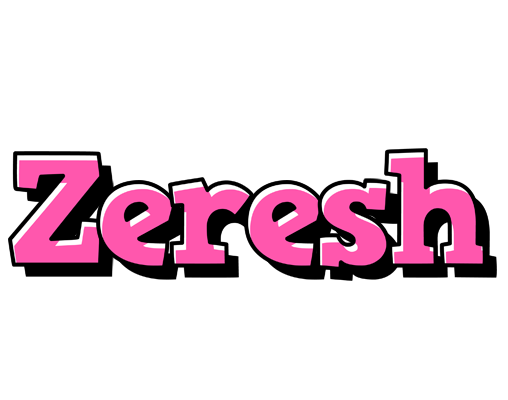 Zeresh girlish logo