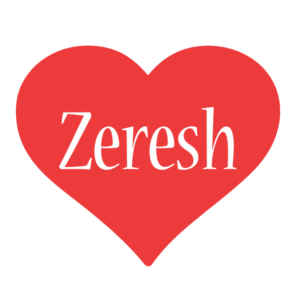 Zeresh love logo