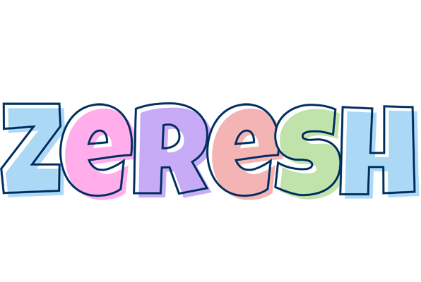 Zeresh pastel logo
