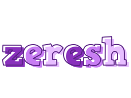 Zeresh sensual logo