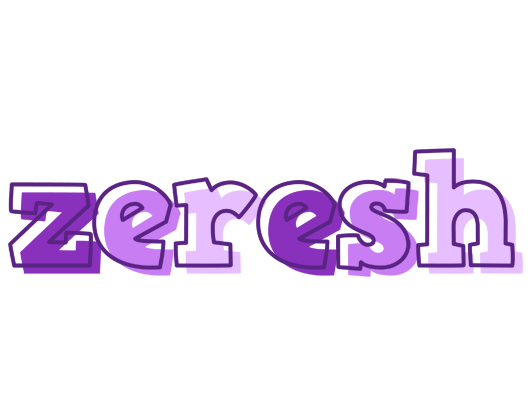 Zeresh sensual logo