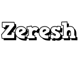 Zeresh snowing logo