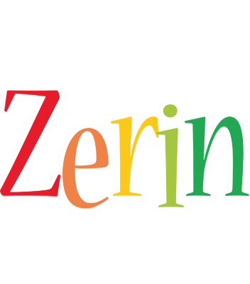 Zerin birthday logo