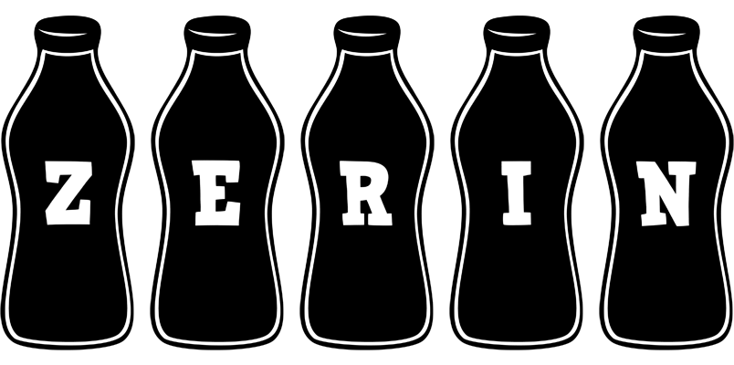Zerin bottle logo
