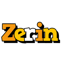 Zerin cartoon logo