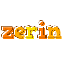 Zerin desert logo