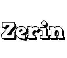 Zerin snowing logo