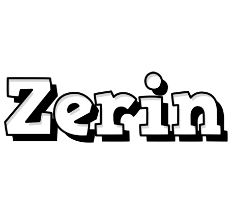 Zerin snowing logo