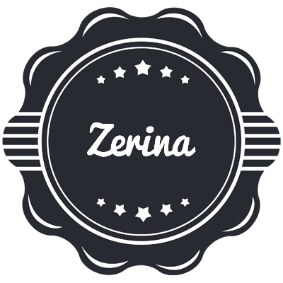 Zerina badge logo