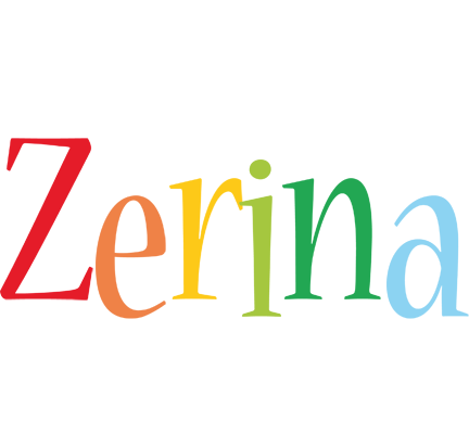 Zerina birthday logo