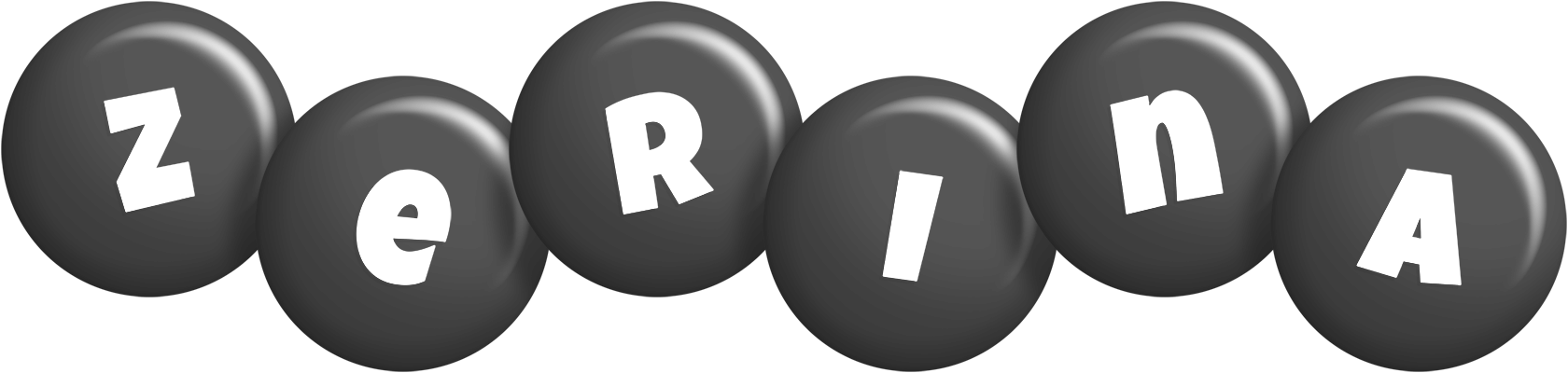 Zerina candy-black logo