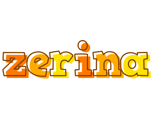 Zerina desert logo