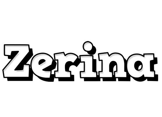 Zerina snowing logo