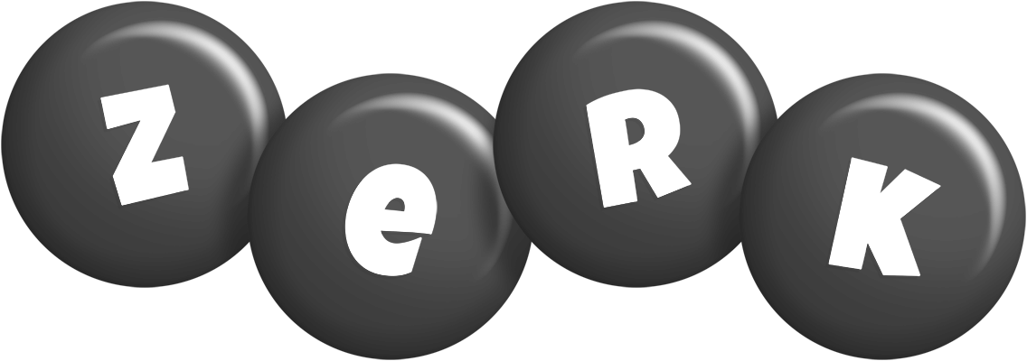 Zerk candy-black logo