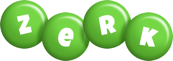 Zerk candy-green logo