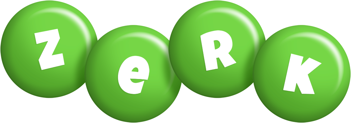 Zerk candy-green logo
