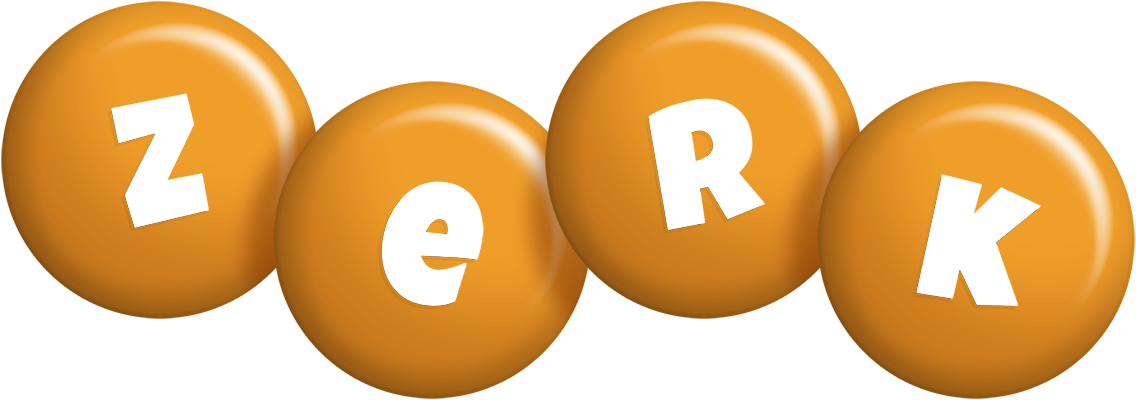 Zerk candy-orange logo