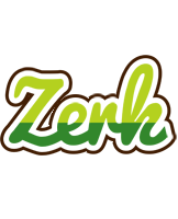 Zerk golfing logo