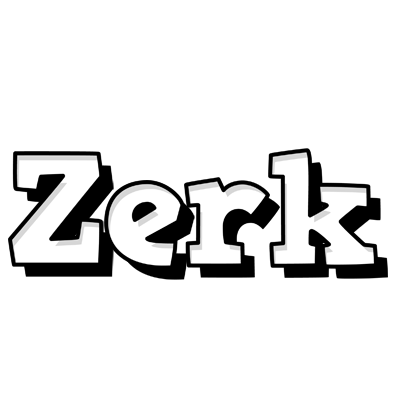 Zerk snowing logo