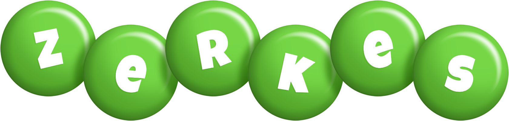Zerkes candy-green logo