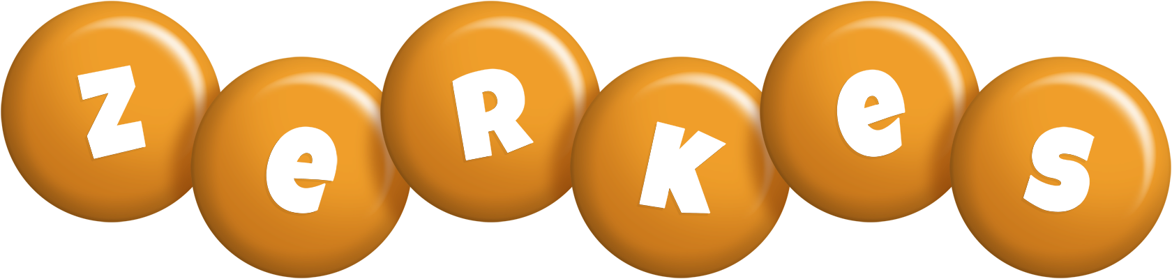 Zerkes candy-orange logo