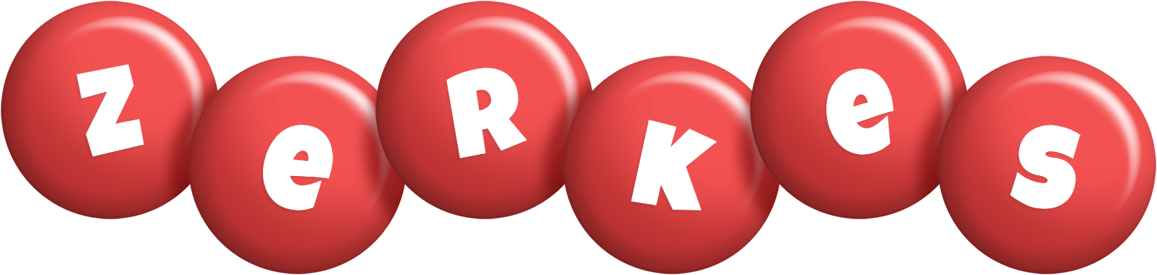 Zerkes candy-red logo