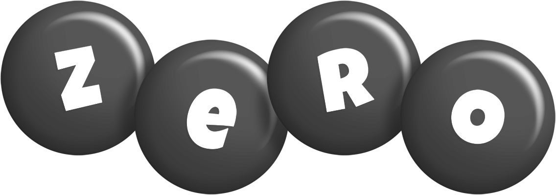 Zero candy-black logo