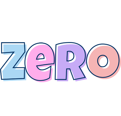 Zero pastel logo