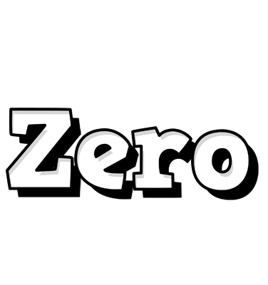 Zero snowing logo