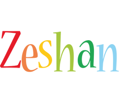 Zeshan birthday logo