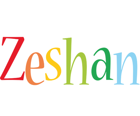 Zeshan birthday logo