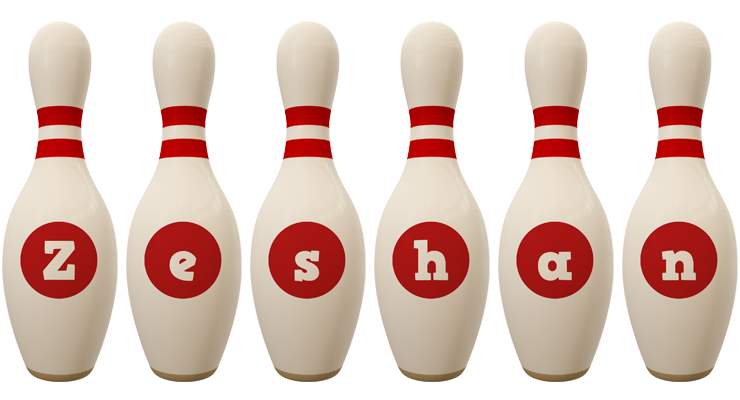 Zeshan bowling-pin logo