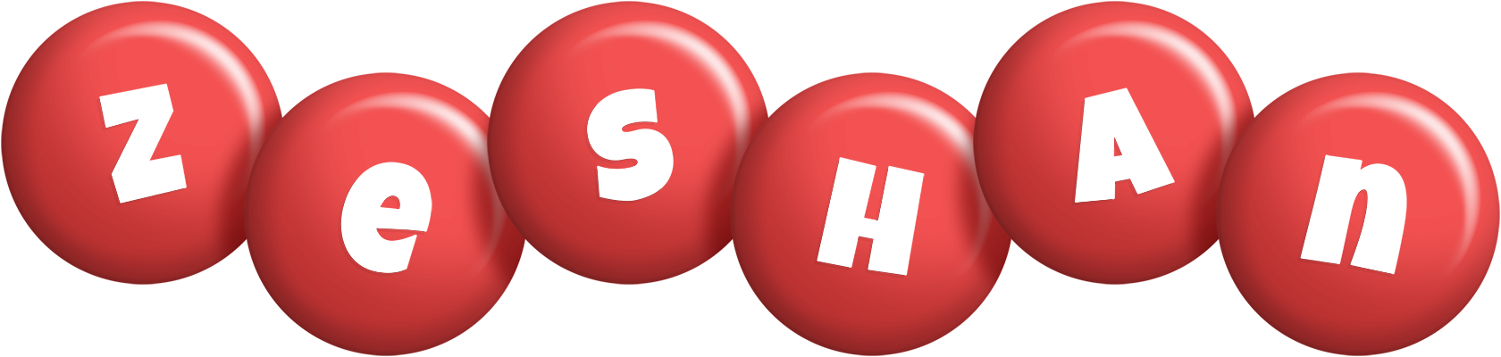Zeshan candy-red logo