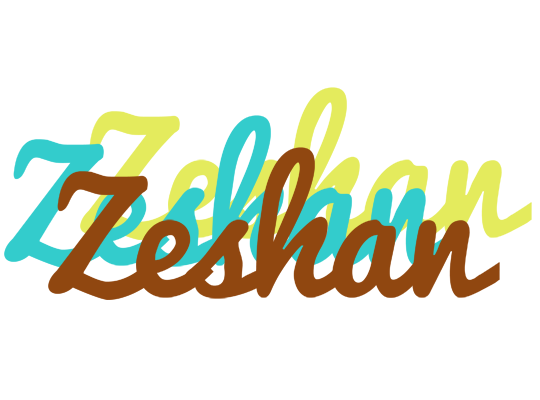 Zeshan cupcake logo
